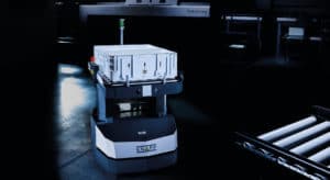 Robots, logistics, production, automatic, working environment of the future; Open Shuttle, AMR, AGV