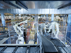 robot, logistics, omni-channel retail, goods-in, depalletizing 