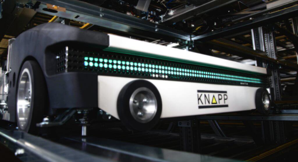 OSR Shuttle™ Evo Our RUNPICK solution is a combination of our OSR Shuttle™ Evo, the robot module and KiSoft Pack Master.