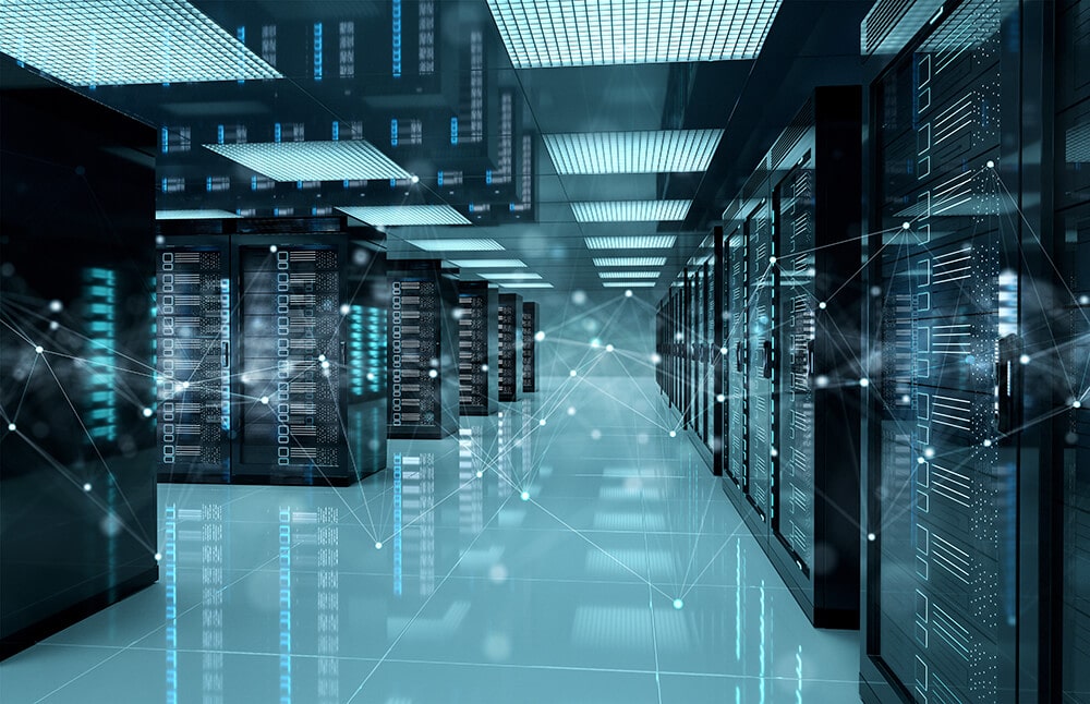 Connection network in servers data center room storage systems 3 KiSoft Analytics ist ein Tool mit dem große Mengen an Daten intelligent aufbereitet und strukturiert werden können.