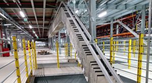 The pocket sorter system in Lojas Renner’s distribution center 