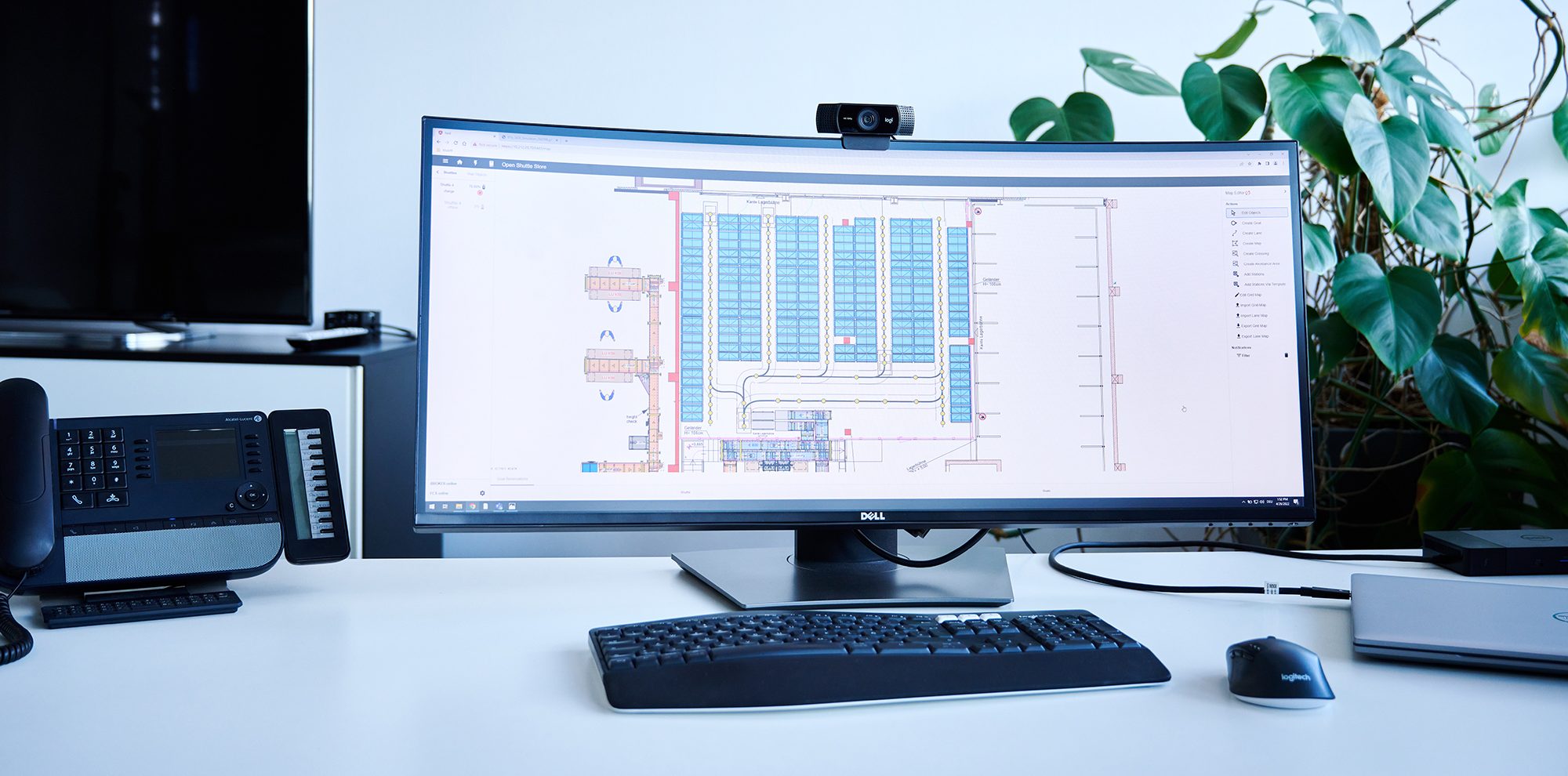 Steuerung von autonomen mobilen Robotern über KiSoft FCS-Software