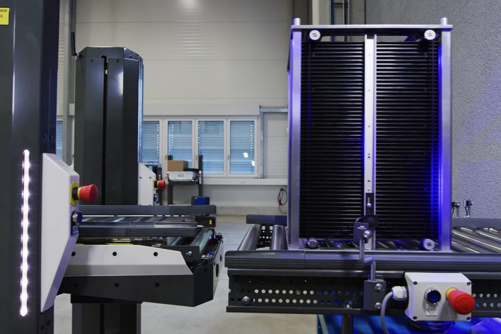Open Shuttle Elektronik_Übergabe Les domaines d’application des Open Shuttle dans l’industrie électronique