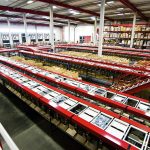 The Split Tray Sorter sorts 15,000 items per hour.