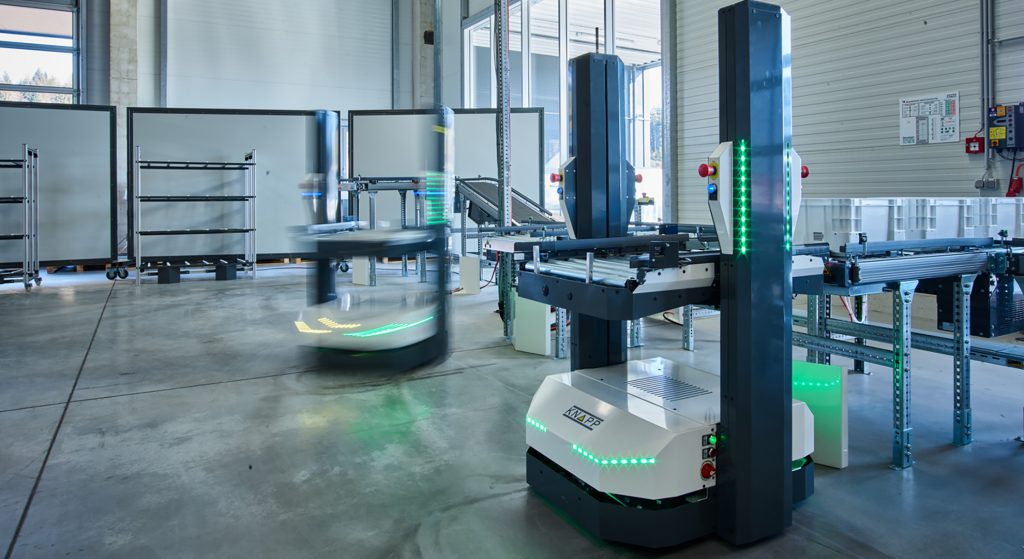 RMA respaldan el transporte interno en la robótica de almacenes