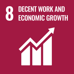Icône ODD : Accès à des emplois décents et croissance économique Icône ODD : Accès à des emplois décents et croissance économique