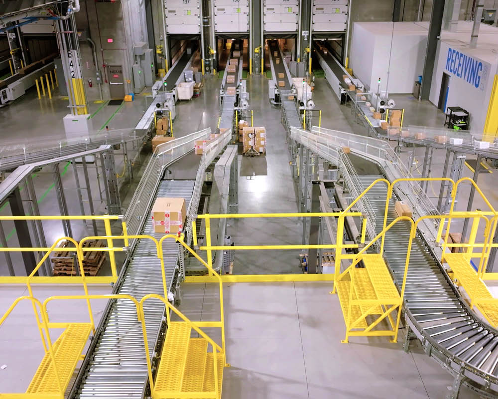 Wareneingang in Walmarts Next Generation Fulfillment Center.